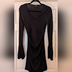Express Black Long Sleeve Dress - Size Small